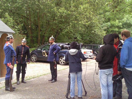 Förderkreis Bundesfestung Ulm - Der Dokumentarfilm - Makting Of - Soldatenszene um 1910