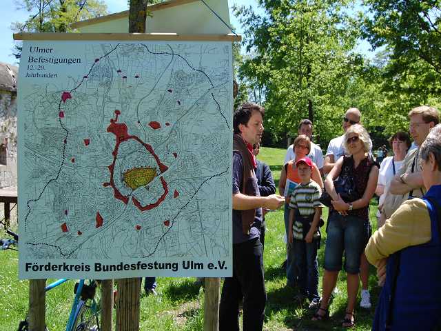 Informationen zur Festung und Denkmalschutz. Foto: R. Hebenstreit